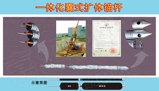 一體化囊式擴(kuò)體錨桿